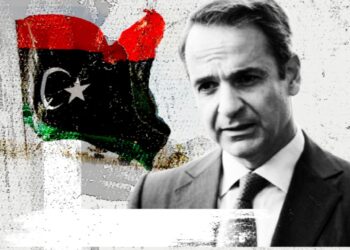 ΤΟ ΠΑΡΑΣΚΗΝΙΟ ΤΗΣ ΕΠΙΣΚΕΨΗΣ ΜΗΤΣΟΤΑΚΗ ΣΤΗ ΛΙΒΥΗ